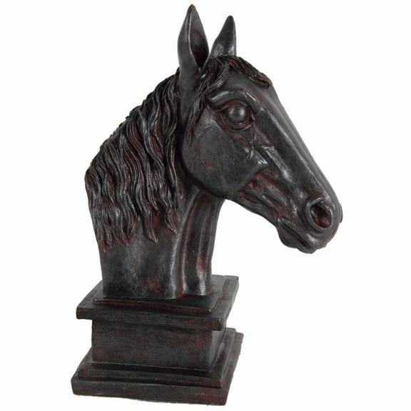 A&B Home Polyresin Horse Head-Color:Bronze,Style:Classic Vintage