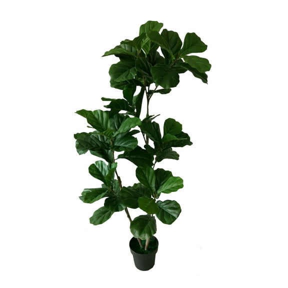 A&B Home Potted Feddle Leaf Tree X3 Branch, 24x24x59 inches