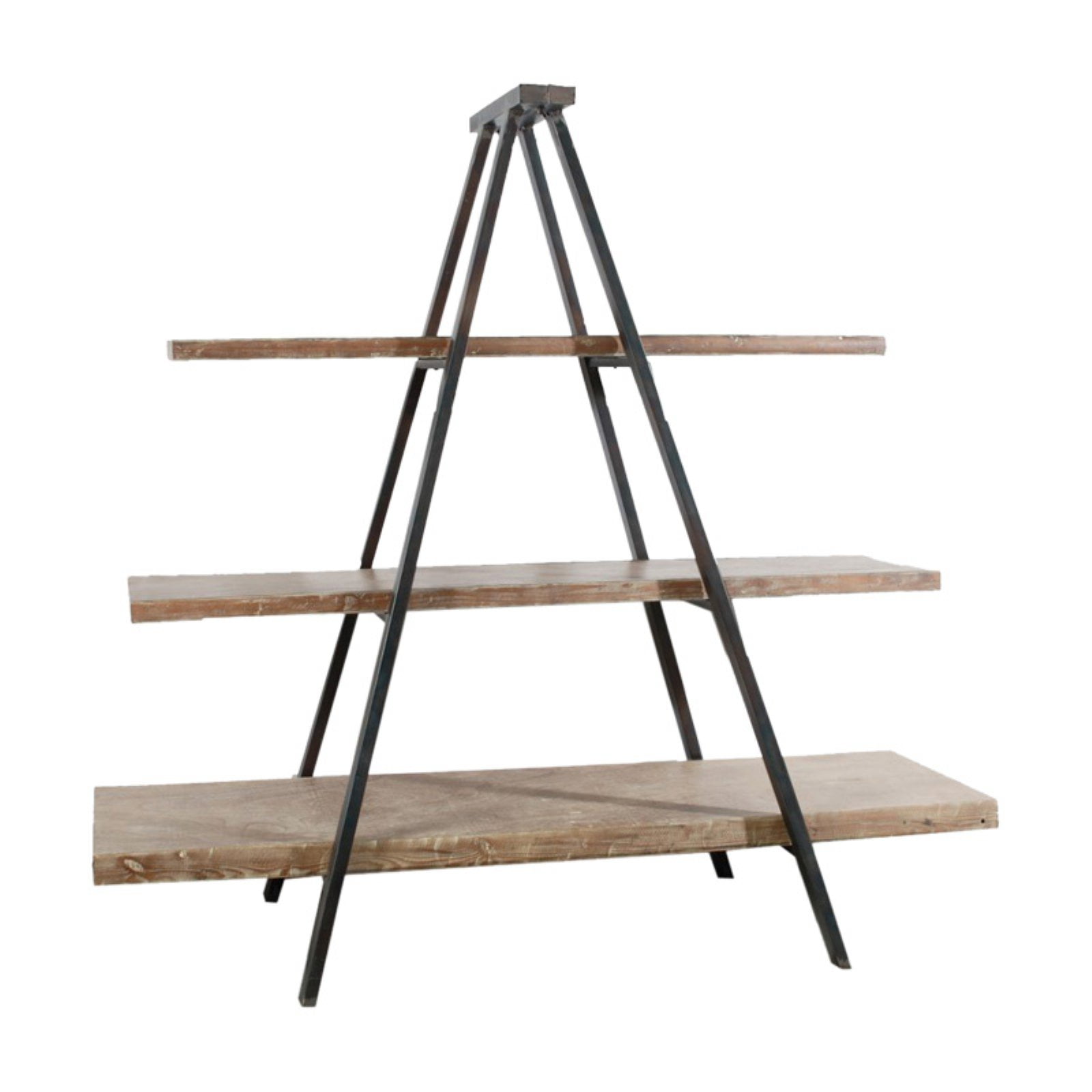 Ramsden Black and Brown Wood Tripod Bookcase