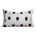 thumbnail image 1 of A & B Home Rectangular Decorative Pillow - White/Gold/Blue, 1 of 2