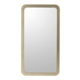 thumbnail image 1 of A&B Home Rectangular LED Magic Mirror with Curved Edges - Gold Finish, 1 of 5