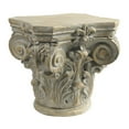 thumbnail image 1 of A&B Home Roman Large Column Cap Pedestal-Color:Rustic,Style:Classic Vintage, 1 of 5