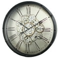 thumbnail image 1 of A&B Home Roman Numeral Gear Wall Clock, 1 of 2