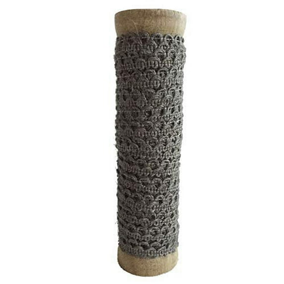 A&B Home Roped Ribbon, Slate-Color:Slate,Style:Urban Industrial