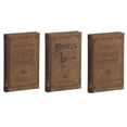 thumbnail image 1 of A&B Home Set of 3 Faux Vintage Book Storage Boxes, 1 of 11