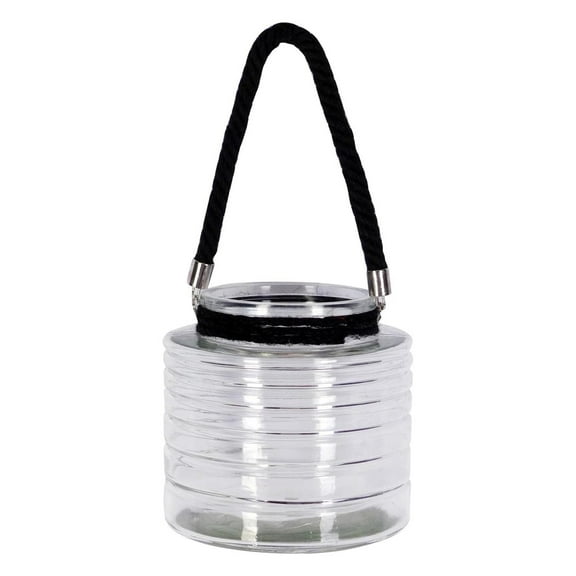 A&B Home Seward Candle Lantern, Tall-Color:Clear,Style:Urban Industrial
