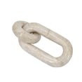 thumbnail image 1 of A&B Home Small Decorative Two-Link Marble Chain with Elegant Cream Finish - 6.5x3x1", 1 of 4