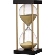 A&B Home Spellman 15-Minute Hourglass, Tan Sand Contemporary/Clear