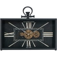 thumbnail image 1 of A&B Home Table Clock-Decorative Large Gear Clock with Roman Numerals,17" x 3" x 13", 1 of 5