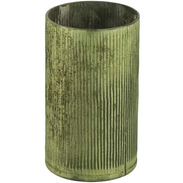 A&B Home Tall And Wide Papaya Green Vase-Color:Papaya Green,Style:Classic Vintage