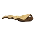 thumbnail image 1 of A&B Home Teak Plate with Gold Foil Interior - 19.5" x 10" x 10" - Brown/Gold, 1 of 1