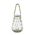 thumbnail image 1 of A & B Home Transitional Teardrop Clear And Black Vase With Handle 77652, 1 of 7