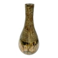 thumbnail image 1 of A&B Home Trumpet Body Vase with Geometric Pattern - Antique Gold Finish, 1 of 1