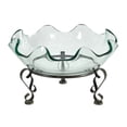 thumbnail image 1 of A&B Home Twyla Decorative Glass Pedestal Bowl-Color:Clear,Style:Classic Vintage, 1 of 2