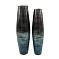 thumbnail image 1 of A&B Home Veneta Glass Vases -Set of 2 - Blue/Black, 1 of 1