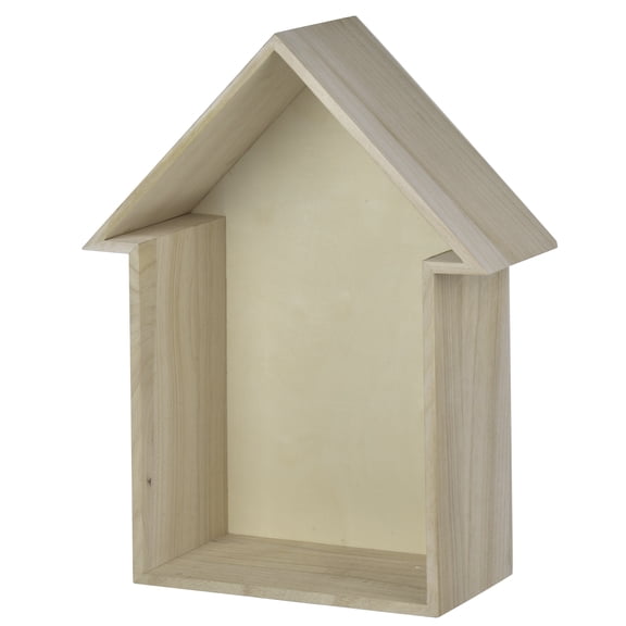 A&B Home Wooden Abode Accent