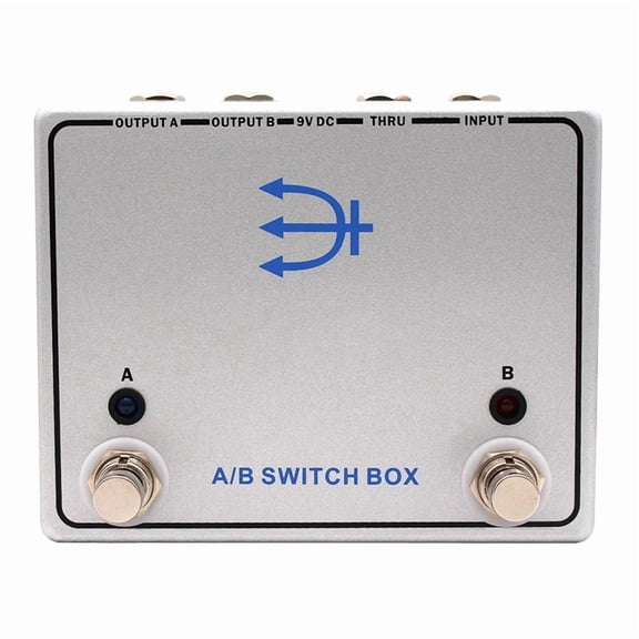 A/B SWITCH BOX Effect Channel Box Switcher Pedal Signal to Two Amp Paths Guitar Parts Guitar Effects Pedals
