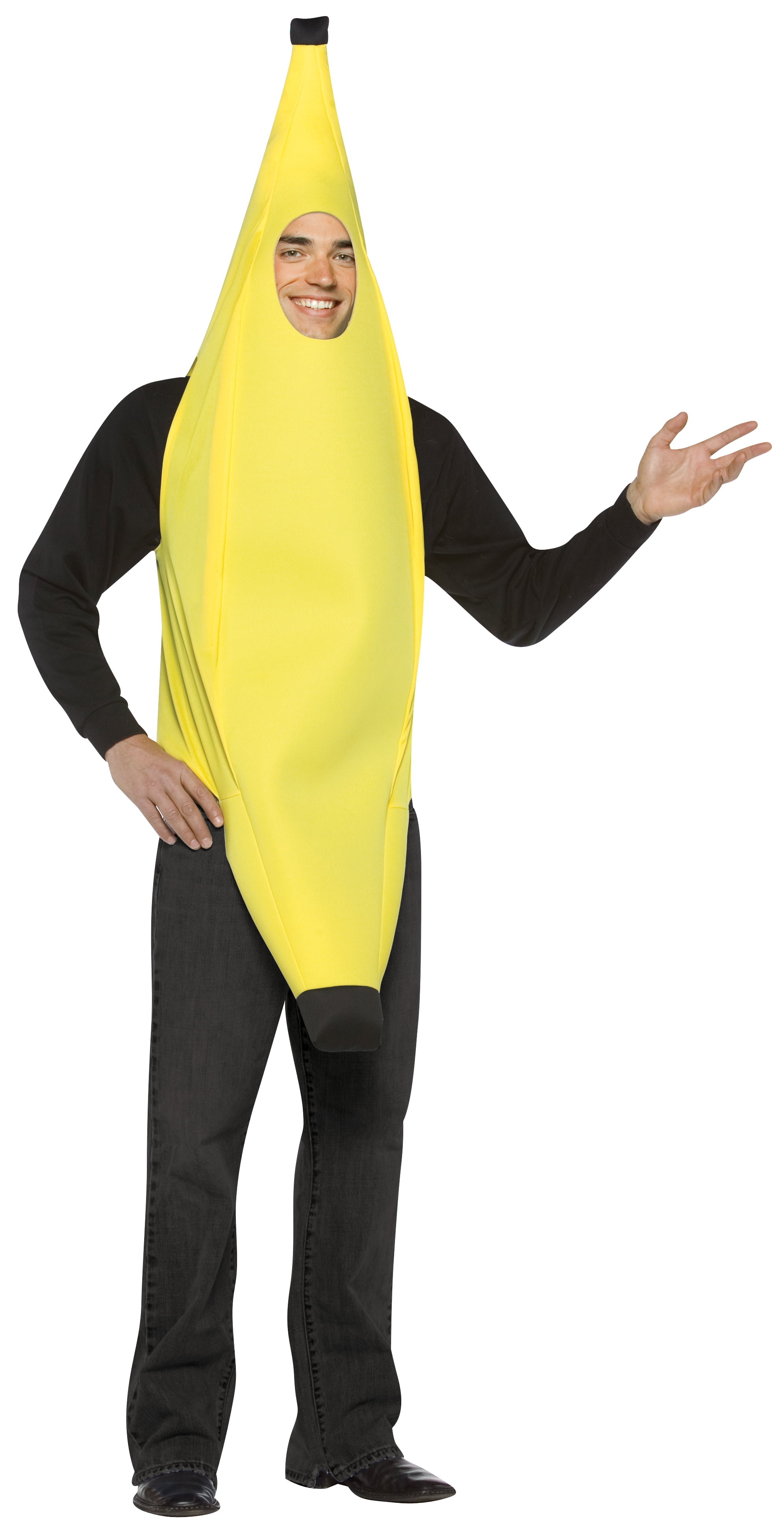 Imposta Costumes Adult Banana Halloween Costume Tunic, Size Small to Extra Large
