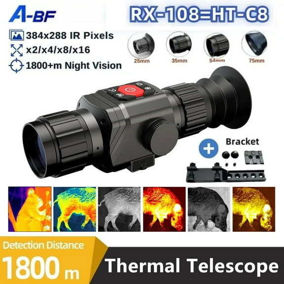 A-BF & Hti HT-C8 Infrared Night Vision Thermal Imager Outdoor Hunting 384*288 Pixels Thermal Camera Monocular Telescopic Photography