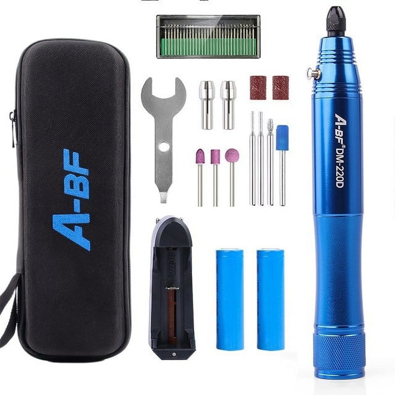 A-BF Mini Cordless Electric Drill Removable Battery Variable Speed Electric Dremel Rotary Tools Kit Engraving Pen Home DIY
