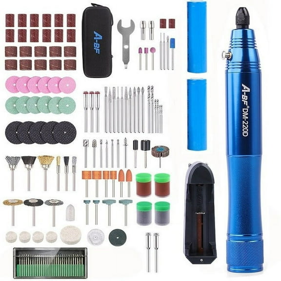 A-BF Mini Cordless Electric Drill Removable Battery Variable Speed Electric Dremel Rotary Tools Kit Engraving Pen Home DIY