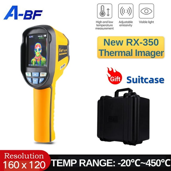 A-BF RX-350 Infrared Thermal Imager Handheld Industrial Thermal Camera Floor Heating Detection -20°C ~ 400°C Printed IR Cameras