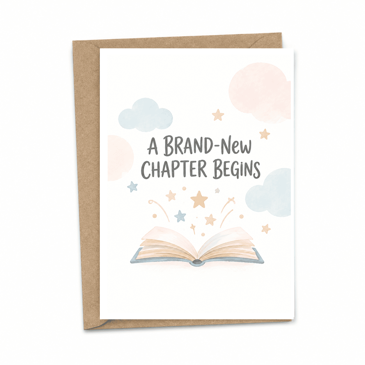 Greating Hands Sign A BRAND-NEW CHAPTER BEGINS Pregnancy Congratulations Greeting Card New ...