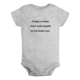 thumbnail image 1 of A Baby Is a Blank Check Made Payable To The Human Race Funny Rompers Newborn Baby Bodysuits Infant Jumpsuits Kids Cotton Graphic One-Piece Outfits, 1 of 5