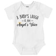 thumbnail image 1 of A Babys Laugh And Angels Voice Cute Romper Boys or Girls Infant Baby Brisco Brands NB, 1 of 6