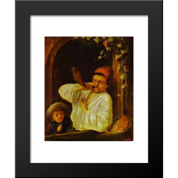 A Baker 20x24 Framed Art Print by Ostade, Adriaen van