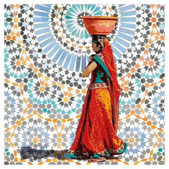 A Balanced Stroll by Mark Chandon Canvas Art Print