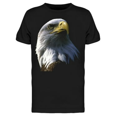 A Bald Eagle Portrait T-Shirt Men -Image by Shutterstock, Male Large