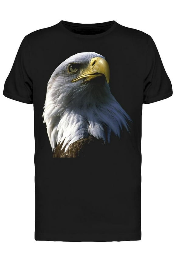 A Bald Eagle Portrait T-Shirt Men -Image by Shutterstock, Male XX-Large