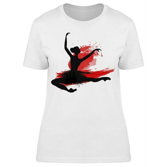 A Ballet Dancer Dances T-Shirt Women -Image by Shutterstock, Female Medium