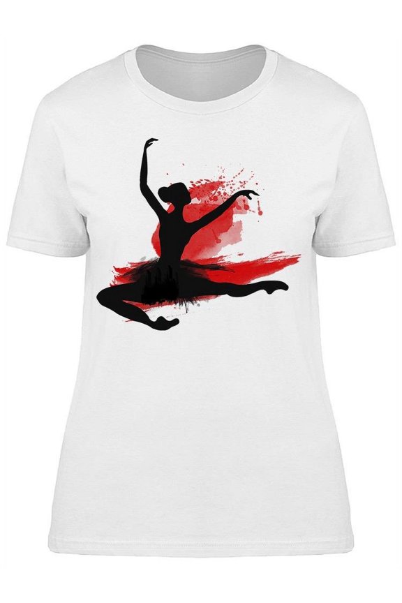 A Ballet Dancer Dances T-Shirt Women -Image by Shutterstock, Female XX-Large