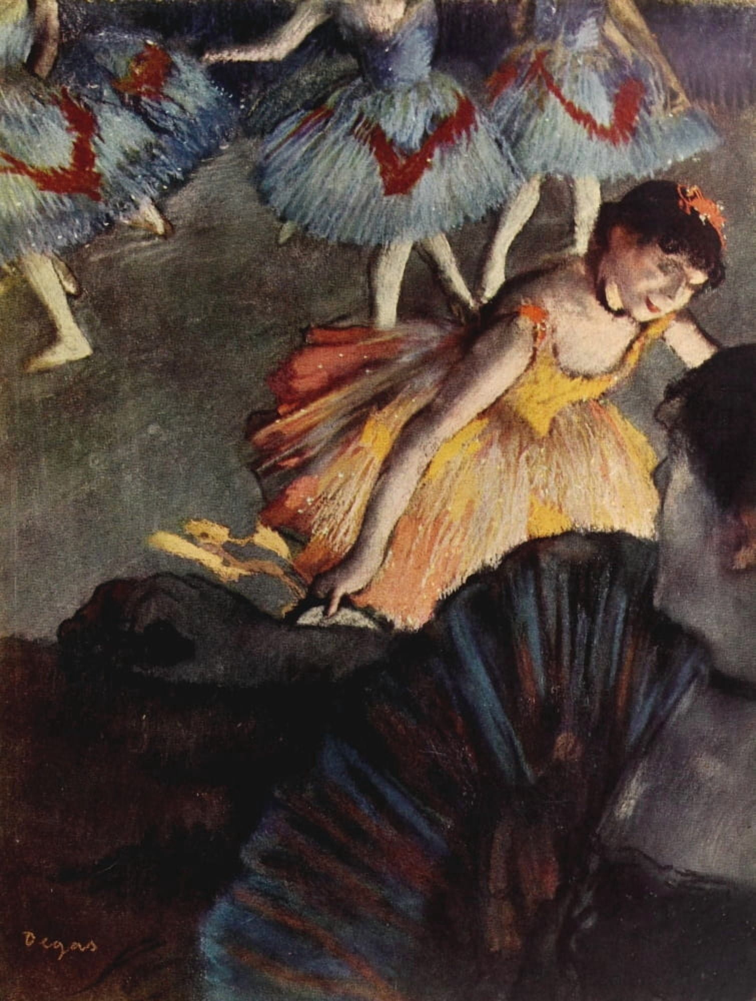 A Ballet seen from an Opera Box 1885 Canvas Art - Edgar Degas (24 x 36)