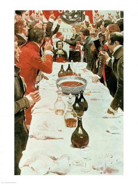 A Banquet to Genet Canvas Art - Howard Pyle (24 x 36)