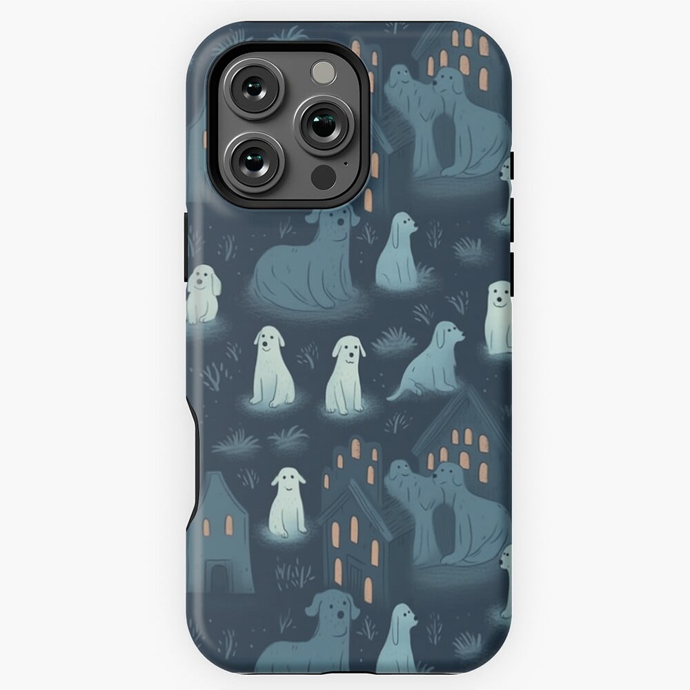 A Bark from Beyond Spooky Dog Phone Case for iPhone 16 15 14 13 12 11