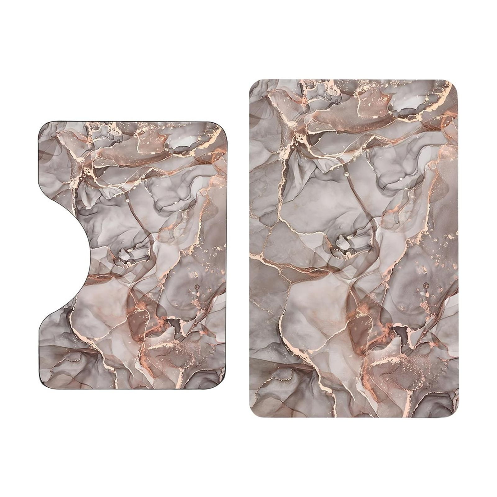 A Bathroom Floor Mat Set Diatom Mud Material Water Absorbing And Fast ...