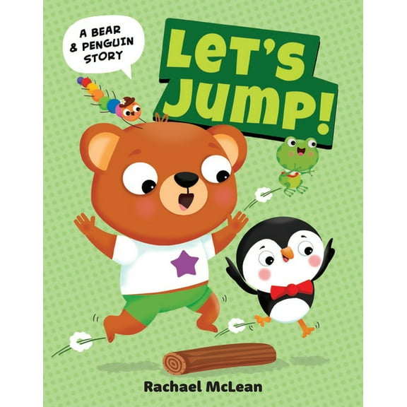 A Bear & Penguin Story Let's Jump!, (Board Book)