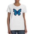 thumbnail image 1 of A Beautiful Blue Butterfly Women T-Shirt, Female Large, 1 of 4