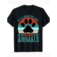 thumbnail image 1 of A Beautiful Day To Save Animals Rescue Animals220g 100% Cotton T-Shirt, 1 of 5