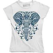 A Beautiful Fancy Nature Elephant Head Animal Lover Women's T-Shirt