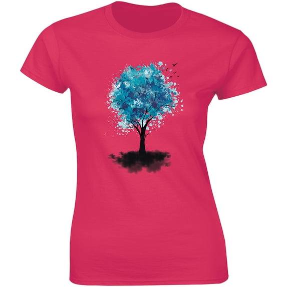 A Beautiful Forest Tree Shadow For Enviroment Women's Gift T-Shirt