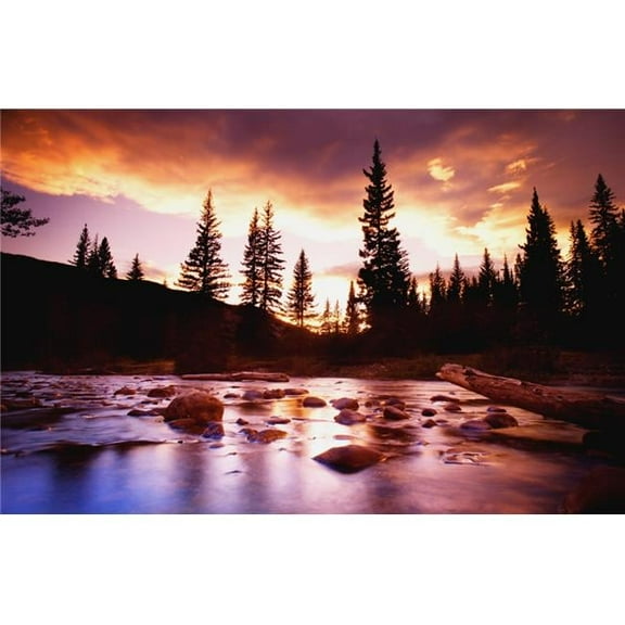 A Beautiful Landscape Scene Poster Print