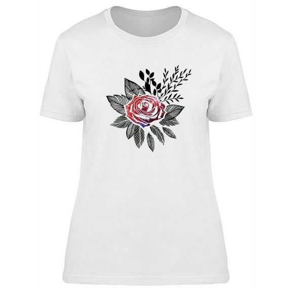 A Beautiful Picturesque Rose T-Shirt Women -Image by Shutterstock, Female x-Large