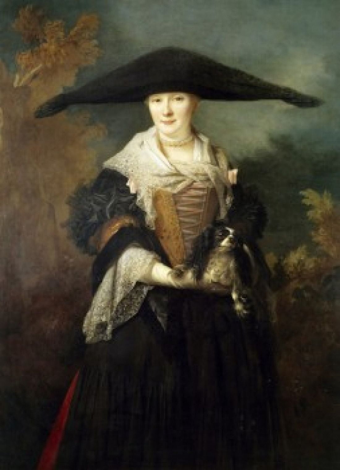 A Beautiful Strasbourger by Nicholas de Largilliere (1656-1746) France Strasbourg Musee des Beaux-Arts Canvas Art - Nicholas de Largilliere (18 x 24)