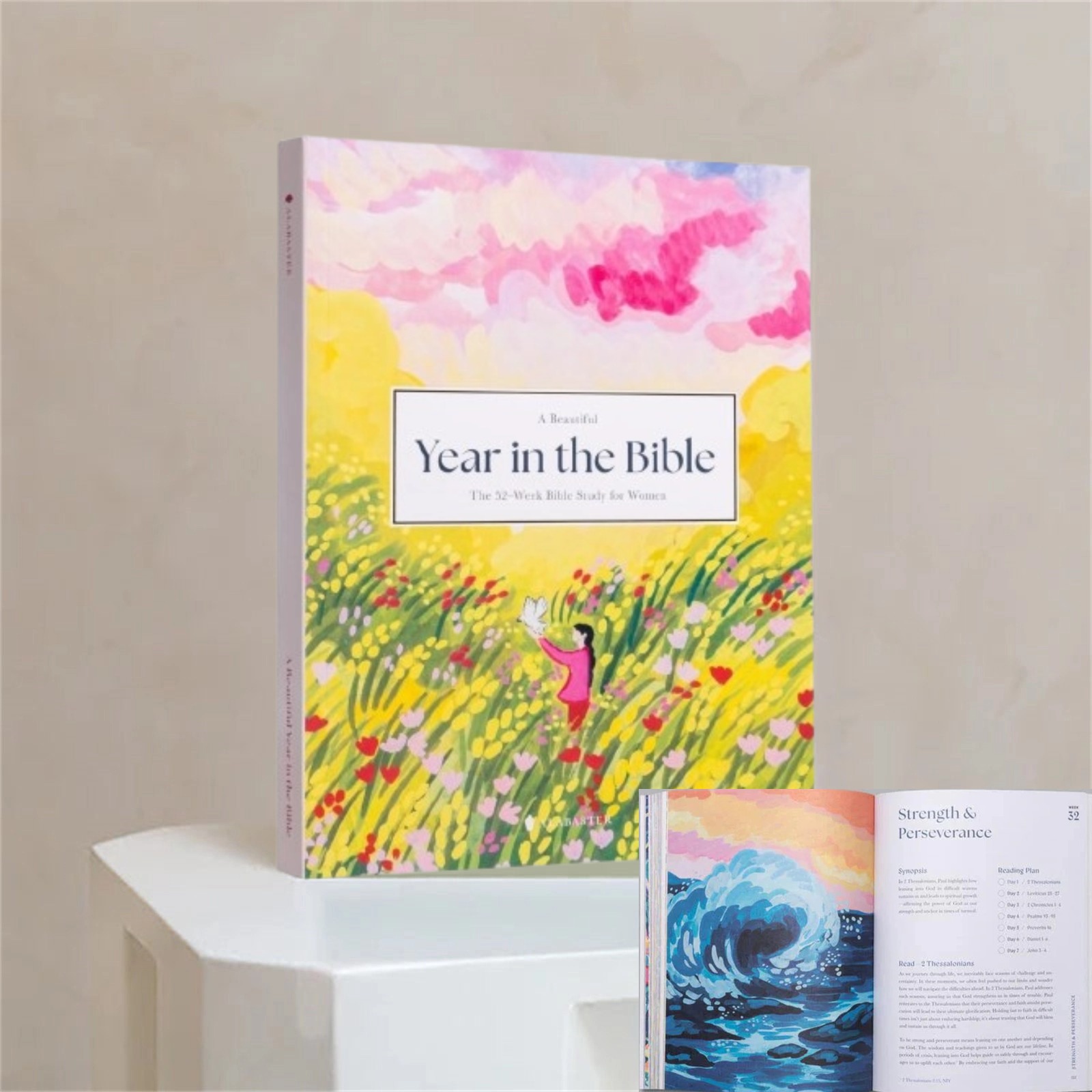 Guide D'étude Biblique De 52 Semaines - Planificateur Annuel A4 (21x28 Cm) - Pour Ados Et Adultes - Reliure Spirale