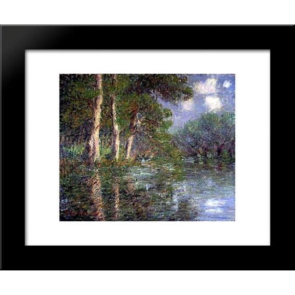 A Bend in the Eure 20x24 Framed Art Print by Gustave Loiseau