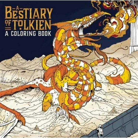 Pre-Owned A Bestiary of Tolkien: A Coloring Book (Paperback) 1626867771 9781626867772